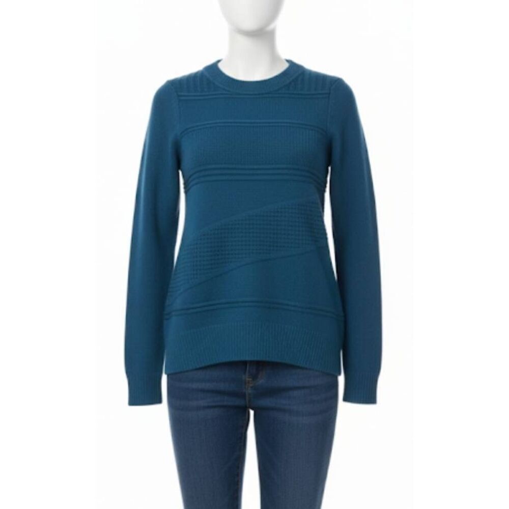 Diane von Furstenberg  womens small cashmere wool sweater‎ cobalt blue